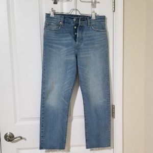 Levi's Wedgie Fit Straight Jeans Rough Tide Sz 29